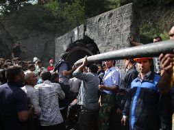 Debido a la detonación hubo un derrumbe de una profundidad entre 100 y 150 metros. AFP / ARCHIVO
