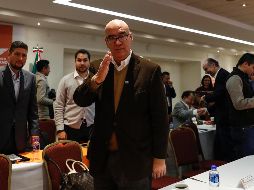 El líder nacional de Movimiento Ciudadano, Dante Delgado, en las actividades del Consejo Nacional del partido. SUN/C. Rogel