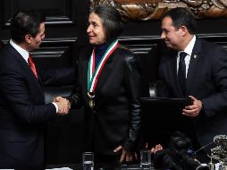 Este miércoles, la Dra. Julia Carabias fue galardonada con la medalla 