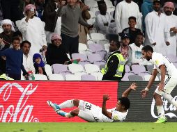 Romarinho celebra el gol del partido. El brasileño dio la victoria a su equipo al anotar al minuto 38. dAFP/K. Sahib