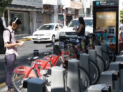 Exponen que el programa de bicicletas públicas ha dado buenos resultados y ha aumentado el uso de esta alternativa de transporte. EL INFORMADOR / ARCHIVO