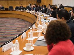 De acuerdo con el coordinador de los diputados del PRI, César Camacho, serán votados el próximo martes en el pleno de la Cámara de Diputados. SUN / C. Rogel