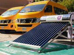 Apoyo. Con los recursos del Fondo de Contingencia se compraron 16 mil calentadores solares. ESPECIAL