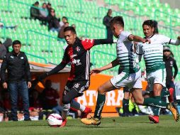 Los Zorros buscaron el gol, pero Santos se convirtió en una muralla. TWITTER/@atlasfc