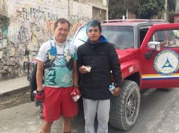 Autoridades precisan que el hombre (I) fue encontrado en la localidad de Los Mazos. ESPECIAL/ Protección Civil del Estado