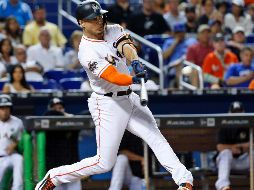 Stanton tuvo 59 cuadrangulares la temporada pasada, en la que fue nombrado Jugador Más Valioso de la Liga Nacional. AP/ARCHIVO