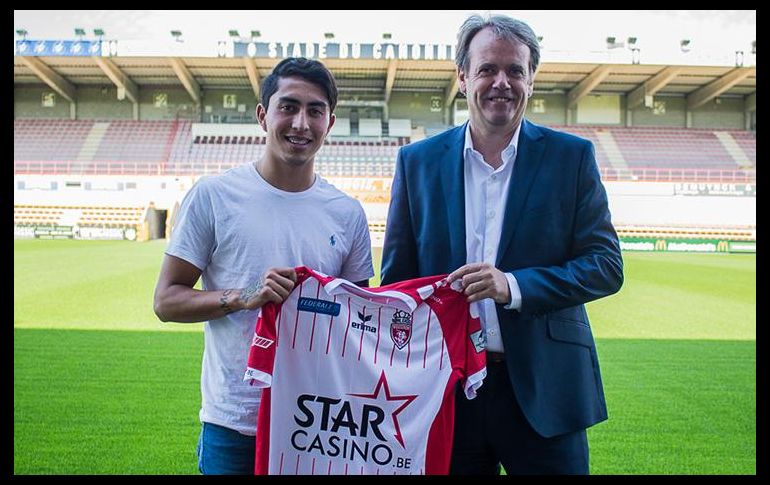 El jugador surgido de las fuerzas básicas del América da un nuevo paso en su carrera en Europa. INTERNET/www.excel-foot.be/