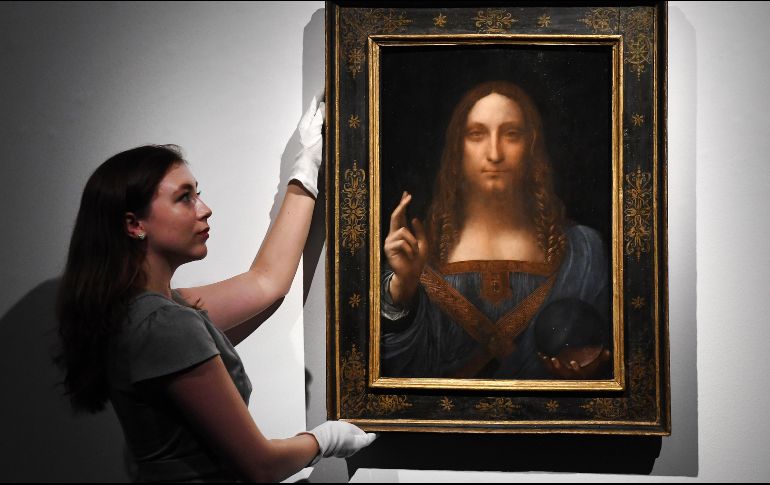 Este fue el último cuadro disponible en el mercado de Leonardo Da Vinci. EFE