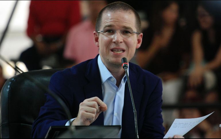 Anaya renunció ayer a su cargo como presidente del Partido Acción Nacional. SUN/ARCHIVO