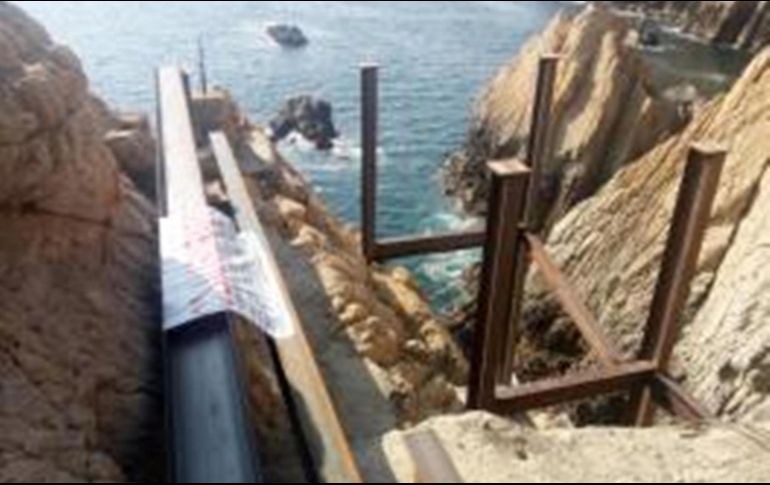 En el lugar se colocaban vigas metálicas, sobre bases de concreto en forma cuadrada. NTX / ESPECIAL