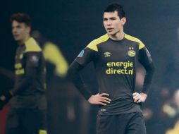 El “Chucky” Lozano fue maniatado por los defensores del Ajax, que le hicieron una marca pegajosa. ESPECIAL/PSV EINDHOVEN