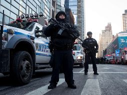 El ataque se produce en un túnel que conecta dos estaciones de metro cerca de Times Square, uno de los mayores centros neurálgicos del transporte de Nueva York. AFP / D. Angerer