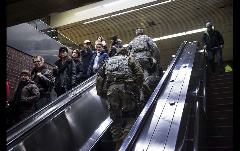 También llegaron elementos de la Guardia Nacional.