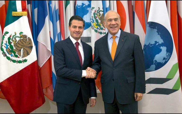 La OCDE está lista para ayudar a México en varios rubros. NOTIMEX/Presidencia