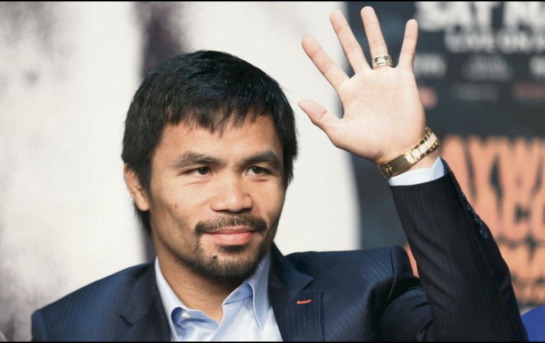 Manny Pacquiao ha entablado charlas con el promotor Fernando Beltrán, para poder protagonizar un combate en abril próximo en la Ciudad de México. NTX