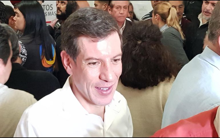 Castro Reynoso recordó que en las tres elecciones en las que ha participado ha dado buenos resultados. EL INFORMADOR / R. Rivas