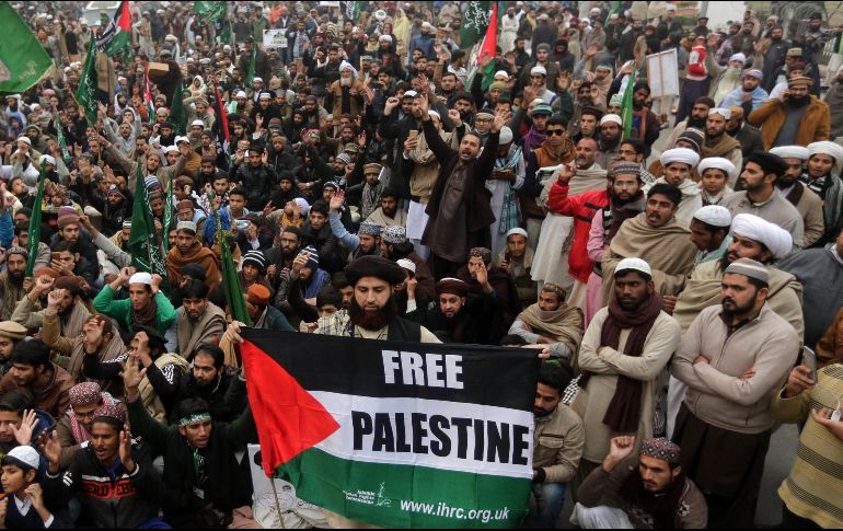 Con protestas alrededor del mundo, ciudadanos piden que Jerusalén Este sea reconocida como la capital ocupada por el estado israelí. EFE / R. Dar