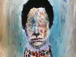 Obra. “Yo como arlequín”, una de las piezas expuestas. ESPECIAL