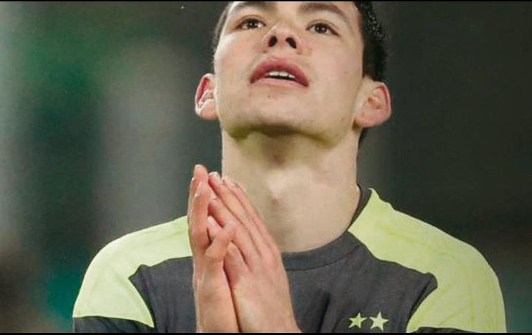 Pólvora mojada. Hirving Lozano suma dos partidos sin anotar para el PSV Eindhoven. TWITTER/@PSV