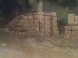 Fueron confiscados 190 paquetes, cada uno de aproximadamente 10 kilos. ESPECIAL