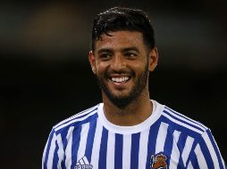 Si bien Vela no ha sido regular en esta temporada, el entrenador del equipo dice que lo utilizará hasta el último instante que esté con los Txuri Urdin. TWITTER / @11carlosV
