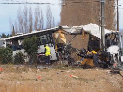 Los forenses lograron identificar a las víctimas, y las autoridades informaron a sus familias. AFP/ R. Roig