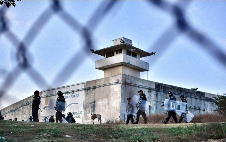 Se implementaron los protocolos de seguridad para contener la protesta. AFP / F. Robles