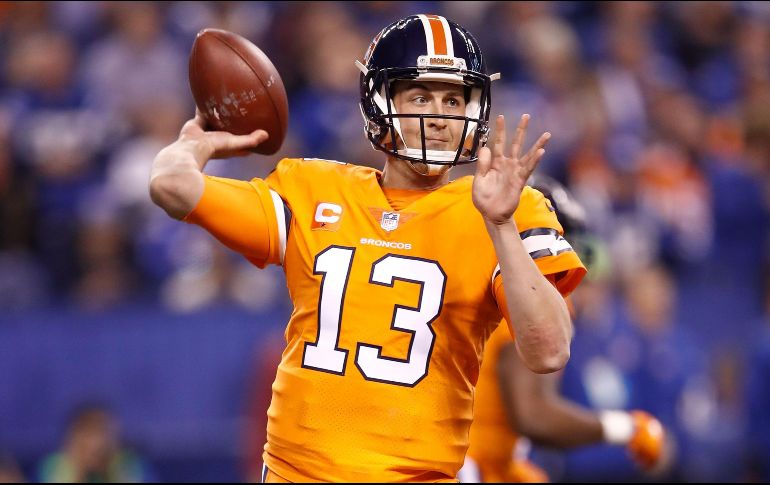 Trevor Siemian. El quarterback de Denver fue operado del hombro izquierdo. AFP/A. Lyons