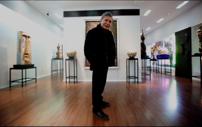 Sergio Bustamante tiene obra esparcida en todo el país y es considerado uno de los escultores, pintores y diseñadores más destacados de Jalisco. EL INFORMADOR/F. Atilano