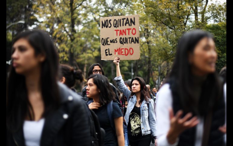 La protesta fue convocada por el colectivo de derechos humanos Seguridad Sin Guerra.