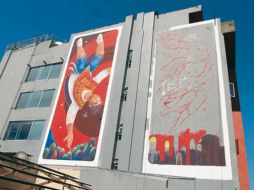 Pendiente. La parte derecha sigue en proceso; el nombre del mural todavía no lo tienen definido los artistas. EL INFORMADOR/E. Barrera