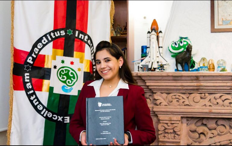 Detalla que será hasta el próximo año cuando comience a hacer el doctorado y este podría ser en Educación o Psicología. FACEBOOK/Centro de Atención al Talento