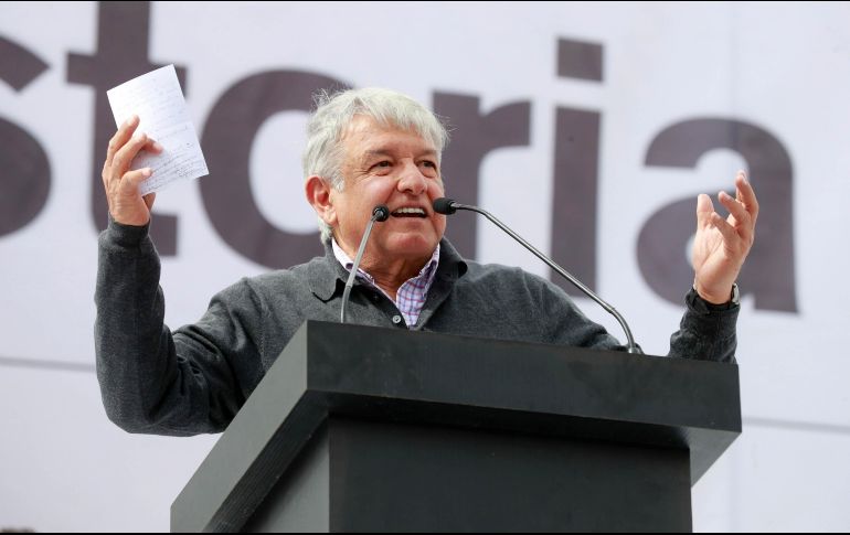 ''No vamos a imponer nada, somos Juaristas y el presidente Benito Juárez decía: nada por la fuerza, todo por la razón y el derecho y así vamos a actuar al llegar a la presidencia'', expuso. SUN / ARCHIVO