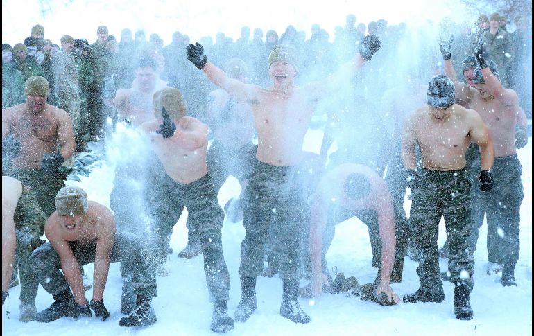 Tiempo para aventar bolas de nieve.