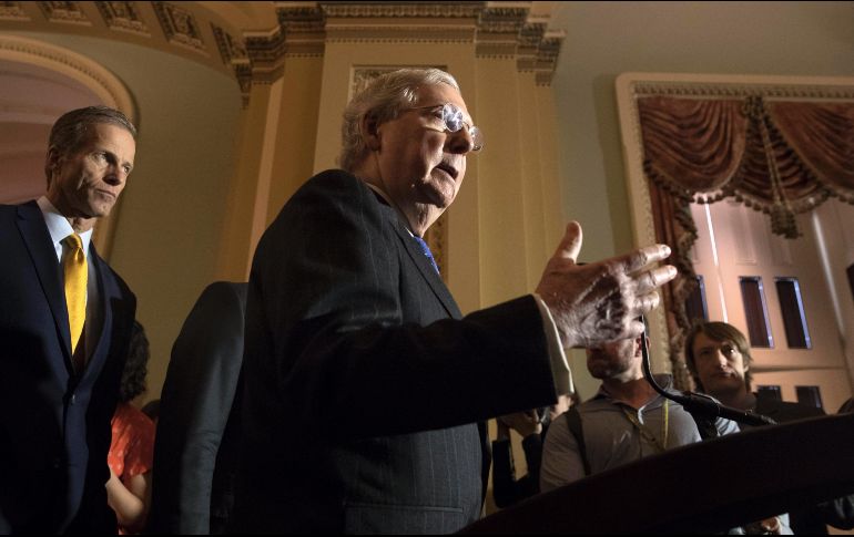 La ley es polémica porque no es habitual que el Congreso aprueba leyes de tanto peso sin un acuerdo bipartidista; sería la primera reforma fiscal desde 1986. EFE. M. Reynolds