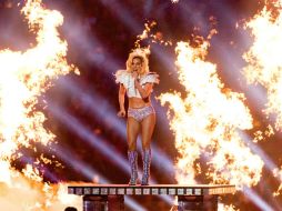 El espectáculo de Lady Gaga duró 13 minutos con 30 segundos, uno de los más largos. AFP / C. Polk