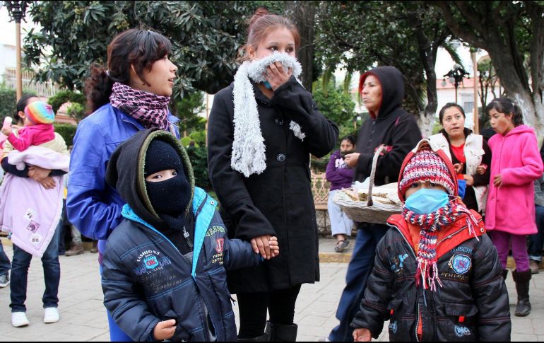Exhortan a la población a extremar precauciones, dado que los fenómenos pueden provocar heladas de ligeras a moderadas durante los próximos días. NTX / ARCHIVO