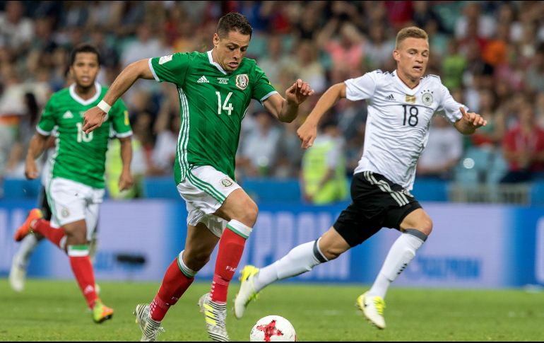 La Selección Mexicana enfrentará en Rusia al mejor combinado del año, pues Alemania termina el 2017 como número uno del mundo. MEXSPORT / ARCHIVO