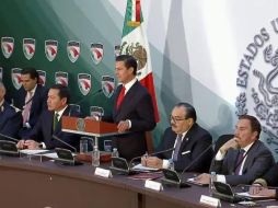 Peña Nieto hizo el anuncio durante la 43 Sesión del Consejo Nacional de Seguridad Pública. TWITTER / @PresidenciaMX