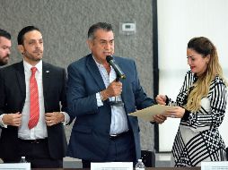 Rodríguez Calderón pidió licencia a su cargo como gobernador de Nuevo León el miércoles. SUN / E. Vasquez