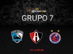 Los rojinegros se medirán al Veracruz y Tampico Madero, ubicados en la llave 7 de la competencia. TWITTER / @atlasfc