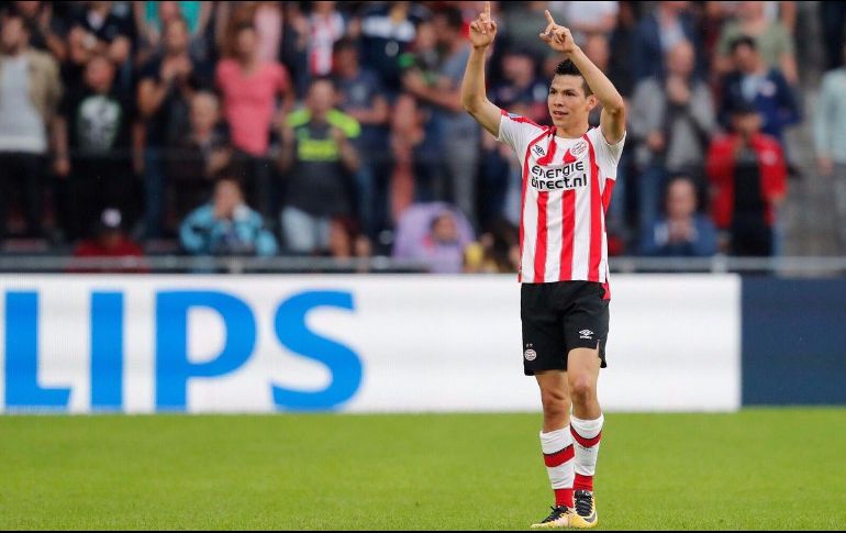 Lozano anotó también entre semana, en el duelo de Copa del pasado miércoles ante el VVV Venlo. TWITTER/@PSV