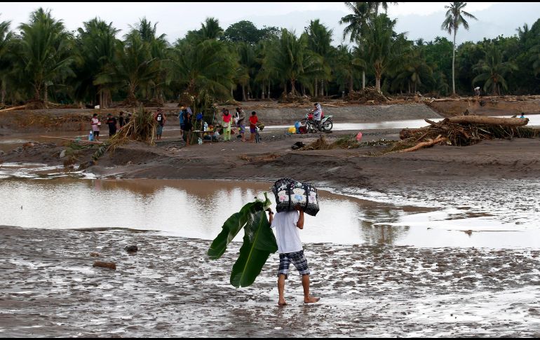 Tras la tormenta. Las zonas dañadas se concentran en 11 municipios de la provincia de Lanao. EFE/J. Maitem