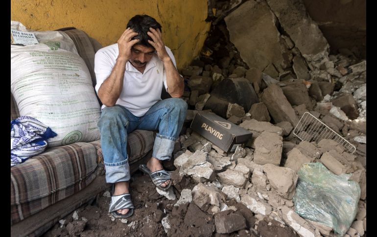 Tras el sismo de septiembre pasado son 45 las personas afectadas y 10 aún viven en tiendas de campaña. NTMX / ARCHIVO