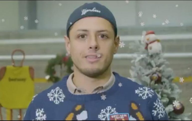 El mensaje de Javier Hernández es difundido desde las redes oficiales del equipo West Ham. TWITTER / @WestHamEspanol