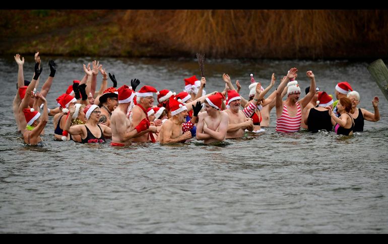 Miembros del club de natación 