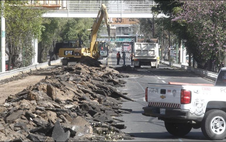 La rehabilitación de este tramo es parte del Presupuestos Participativo del municipio de Zapopan. EL INFORMADOR/ A. Camacho