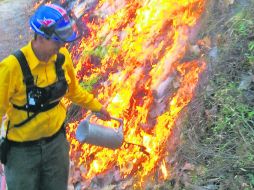 A pesar de los peligros, los brigadistas cumplen con hacer un bien a la ciudadanía. ESPECIAL /