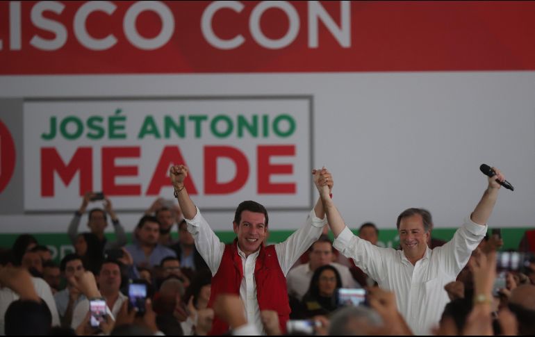 Meade hizo un llamado a los militantes priistas para cuidar lo que se ha logrado con el nuevo modelo educativo. EL INFORMADOR / F. Atilano