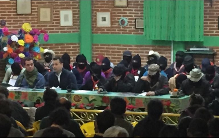 El subcomandante Galeano —antes conocido como Marcos— participó en el segundo encuentro 
